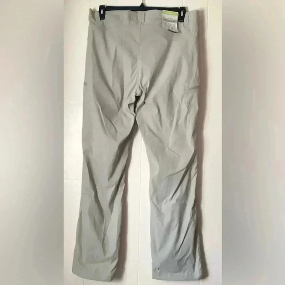 Women's Rainier Lined Pants Beige color Slightly Curvy Straight leg Size 12 - Picture 2 of 6